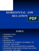 Horizontal Jaw Relation