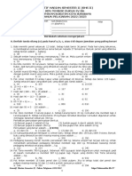 Soal Penilaian Sumatif Semester II Matematika Kelas 4 2022-2023 (BAB Bilangan Dan Perhitungan)