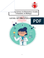 Spec I Task 7 - Level of Organism