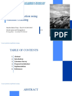 Car Price Prediction Using Machine Learning: SRM Institute of Science & Technology Faculty of Engineering & Technology