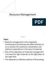 Resource Management