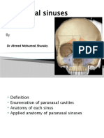 Paranasal Sinuses by DR Sharaky