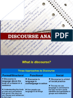 Discourse Analysis