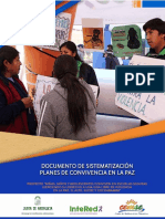 Sistematizacion Plan de Convivencia LA PAZ