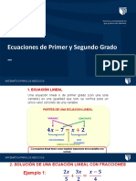 ECUACIONES CON UNA VARIABLE Teoria