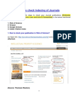 How To Check Indexing of Journals