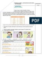 Actividades Cuarto Grado