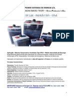 CATALOGO BATERIAS VENTILADAS OPzS - Rev G