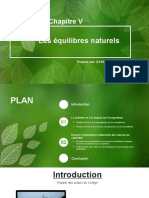 Chapitre 5 Les Équilibres Naturels