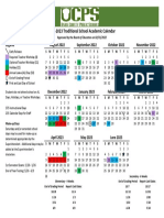 2022 2023 Traditional School Academic Calendar