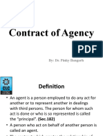 Contract of Agency