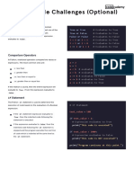 Learn Python 3 - Python - Code Challenges (Optional) Cheatsheet - Codecademy