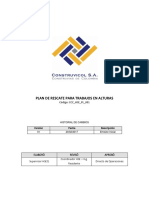 PLAN DE RESCATE PARA TRABAJOS EN ALTURAS Código - CCC - HSE - PL - 001