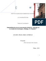 PROYECTO de INV - Rehabilitacion Del Chapitel.