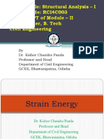 Structural Analysis - I, B. Tech., 4th Semester, Civil Engineering, Module-II, Lecture PPT Compressed