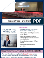 Front Office and Its Role Lesson 2 New 2022 2023 Friday Class