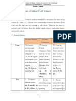 An Overview of Tenses