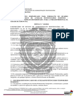 Contratação Por Prazo Determinado de Acordo Com As Leis Nº 6.915, de 11 de Abril de 1997 e 10.678 de 13 de Setembro de 2017