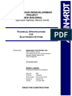 Technical Specifications For Electronics System