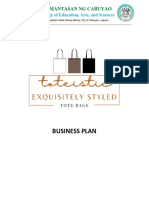 Toteistic Business Plan