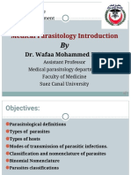 Introduction Parasitology