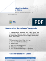 Transmissão E Distribuição de Energia Elétrica: Aula 4 - Cabos E Características Das Lts