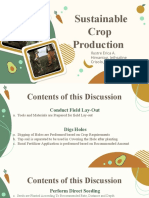 Sustainable Crop Production