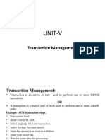 DBMS Unit-V