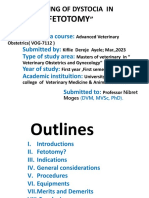 Handling of Dystocia by Fetotomy