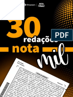 30 Redações Nota 1000