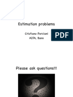 Estimation Bertinoro09 Cristiano Porciani 1