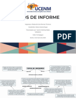 Tipos de Informe