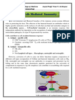 Cell-Mediated Immunity: A. Antigen - Specific Cells