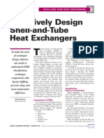 Sizing Shell and Tube Heat Exchanger