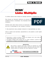 Manual de Operação: Assunto Específico para o Torno Multiplic 35D