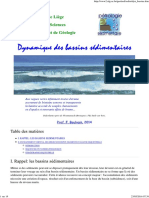 Cours Dynamique Des Bassins Univ Liège