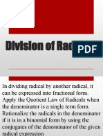 R DIVISIONof Radicals