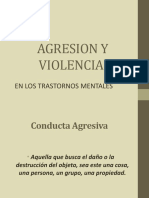 Agresion y Trastornos Mentales