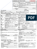 Who Standardized Emergency Unit Form Trauma