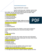 Facilitating Learner Centered Teaching