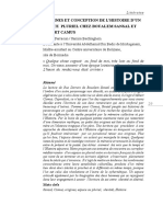 ORIGINES Et CONCEPtION DE L'HIStOIRE D'uN ESPACE PLuRIEL CHEZ BOuALEM SANSAL Et ALBERt CAMuS