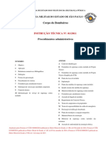 Instruções Técnicas CBPMSP