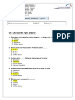 Revision Worksheet Answer Key