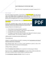 Maudsley Personality Inventory (Mpi) Aim: To Assess The Personality of The Subject Using Maudsley Personality Inventory by H. J. Basic Concept