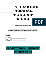 Computer Science P (Roject