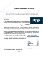 Práctica Calor Específico Sólido