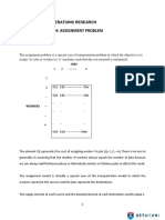 Mechanical Engineering Operation-Research Assignment-Problem Notes