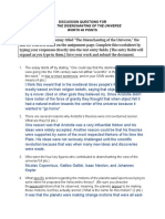 Disenchanting of The Universe Questions Entry Fields