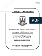 SE To BE Mechanical Engineering CBCGS 2016