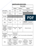 Tableau Comparatif Des Grandes Catégories de Plantes.: Plantes Avasculaires Plantes Vasculaires